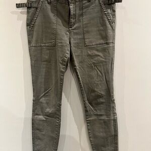 Anthropologie HEI army green skinny pants